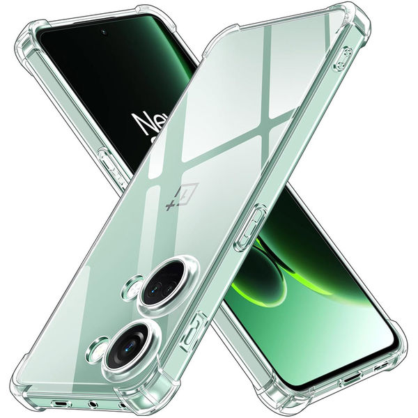 Techsuit - Shockproof Clear Silicone - OnePlus Nord 3 - Clear