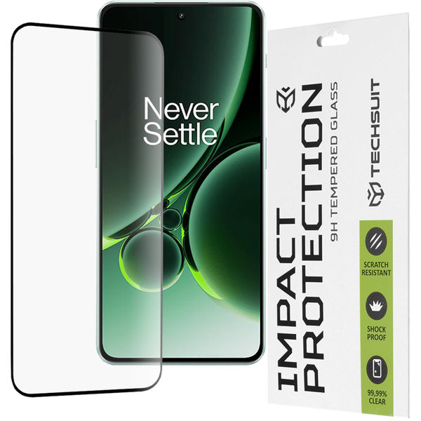 Techsuit - 111D Full Cover / Full Glue Glass - OnePlus Nord 3 - Black