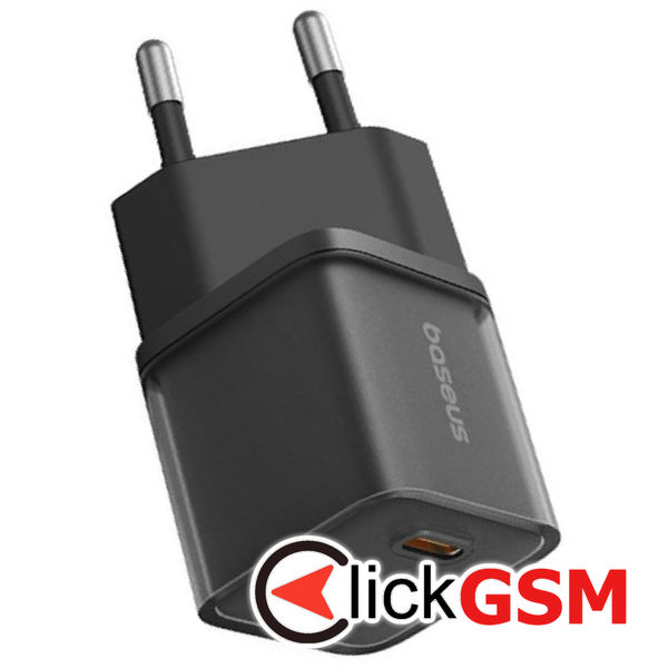 Baseus - Wall Charger (P10162503113-00) - GaN5S, Type-C, 20W - Black