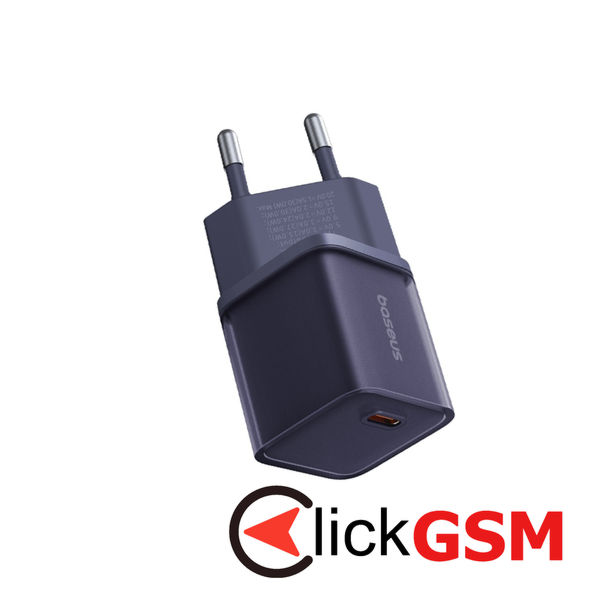 Baseus - Wall Charger Gallium Nitride (P10162504523-00) - GaN5S, Type-C, Fast Charge, 30W - Purple