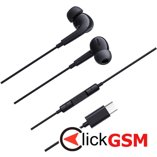 Baseus - Wired Earphones Encok CZ18 (A00170100113-Z1) - Type-C, 20Hz-20kHz - Cluster Black
