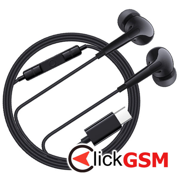 Baseus - Wired Earphones Encok CZ18 (A00170100213-Z1) - Type-C, 20Hz-20kHz - Moon White