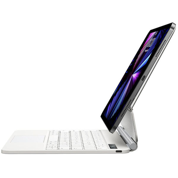 Baseus - Brilliance Magnetic Keyboard Case with Digital Display (ARJK010102) - iPad Air 4 / 5 / Pro 11 - White