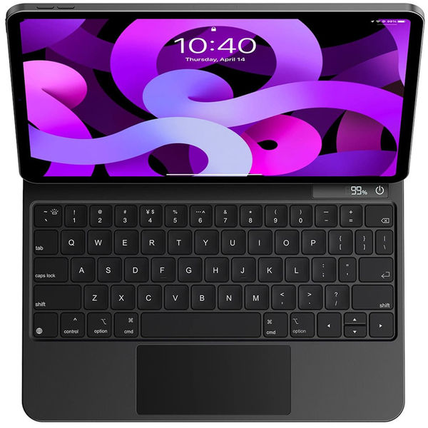 Baseus - Brilliance Magnetic Keyboard Case with Digital Display (ARJK020013) - iPad 10 (2022) 10.9 - Gray