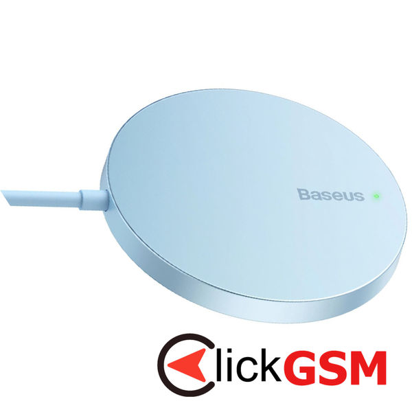 Baseus - Magnetic Wireless Charger Mini 3 (CCJJ040303) - 15W - Galaxy Blue