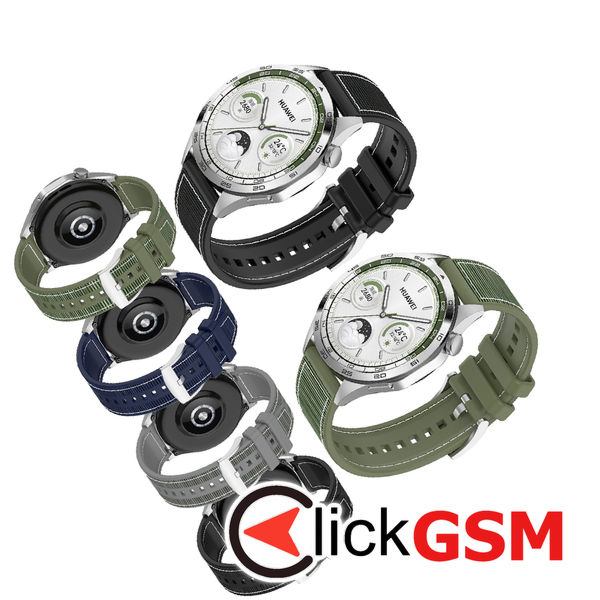 Techsuit - Watchband 22mm (W051) - Huawei Watch GT 2 (46mm)/GT 2 Pro/GT 3 Pro (46mm)/Ultimate, Xiaomi Watch S1 - Gray