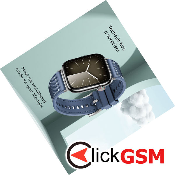 Techsuit - Watchband 22mm (W051) - Huawei Watch GT 2 (46mm)/GT 2 Pro/GT 3 Pro (46mm)/Ultimate, Xiaomi Watch S1 - Gray