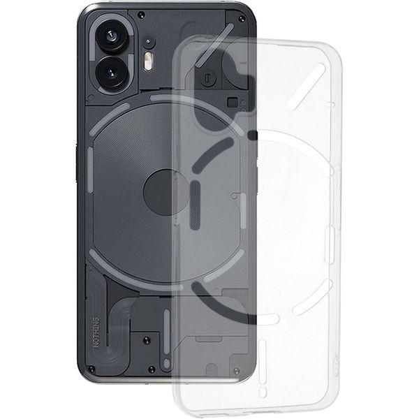Techsuit - Clear Silicone Special Design - Nothing Phone (2) - Transparent