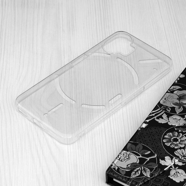 Techsuit - Clear Silicone Special Design - Nothing Phone (2) - Transparent