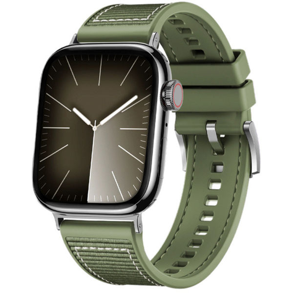 Techsuit - Watchband 35mm (W051) - Apple Watch 1/2/3/4/5/6/7/8/9/10/SE/SE 2/Ultra/Ultra 2 (42/44/45/46/49mm) - Green
