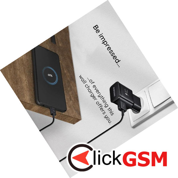 Samsung - Wall Charger EP-TA200EBE (GP-PTU020SOBBQ) - USB, 15W, 5V, 2A - Black (Bulk Packing)