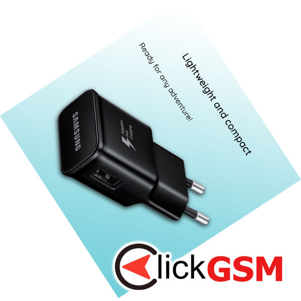 Samsung - Wall Charger EP-TA200EBE (GP-PTU020SOBBQ) - USB, 15W, 5V, 2A - Black (Bulk Packing)