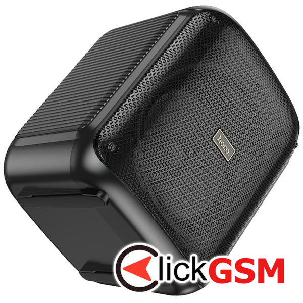 Hoco - Wireless Speaker Graceful (HA1) - Bluetooth V5.1, TF Card, USB, AUX, TWS, RGB Lights, 3600mAh, with Microphone - Black