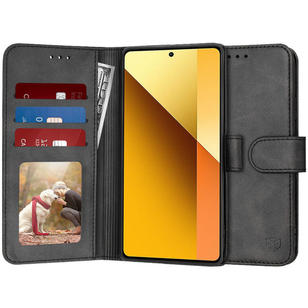 Techsuit - Diary Book - Xiaomi Redmi Note 13 5G - Black