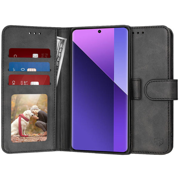 Techsuit - Diary Book - Xiaomi Redmi Note 13 Pro+ 5G - Black