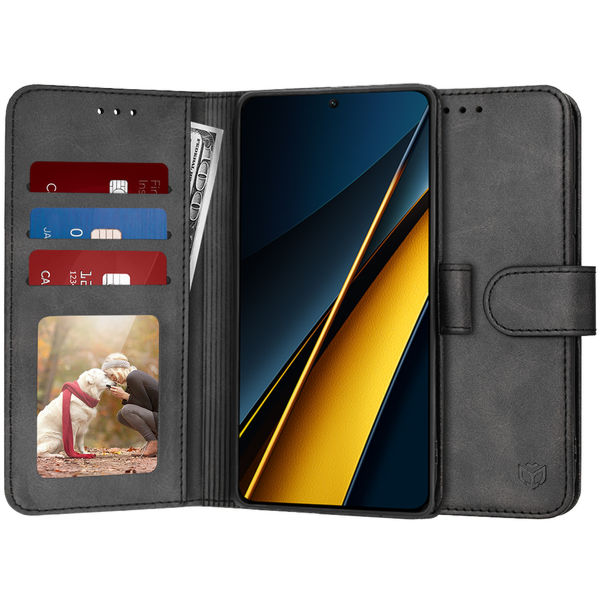Techsuit - Diary Book - Xiaomi Poco X6 Pro - Black