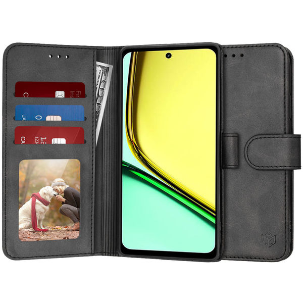 Techsuit - Diary Book - Realme C67 4G - Black