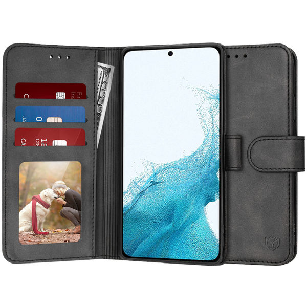 Techsuit - Diary Book - Samsung Galaxy S22 5G - Black