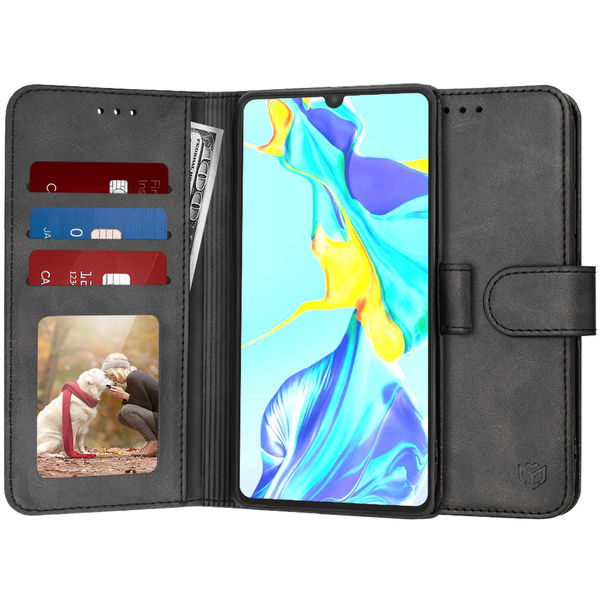 Techsuit - Diary Book - Huawei P30 - Black