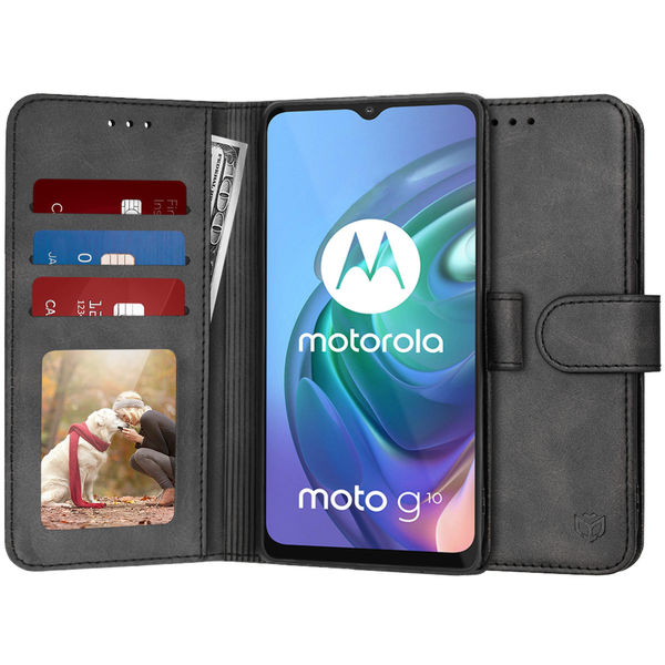 Techsuit - Diary Book - Motorola Moto G10 / Moto G20 / Moto G30 - Black