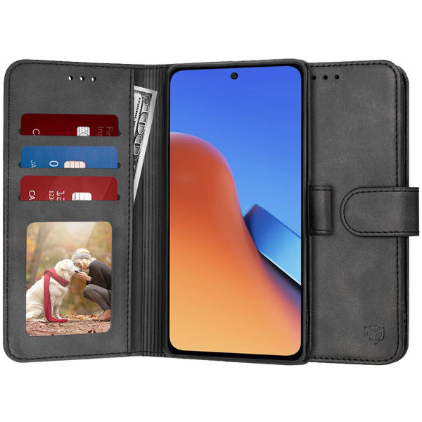 Techsuit - Diary Book - Xiaomi Redmi 12 4G / 12 5G - Black