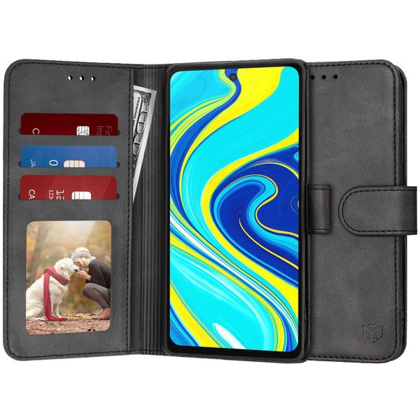 Techsuit - Diary Book - Xiaomi Redmi Note 9S / Note 9 Pro / Note 9 Pro Max - Black