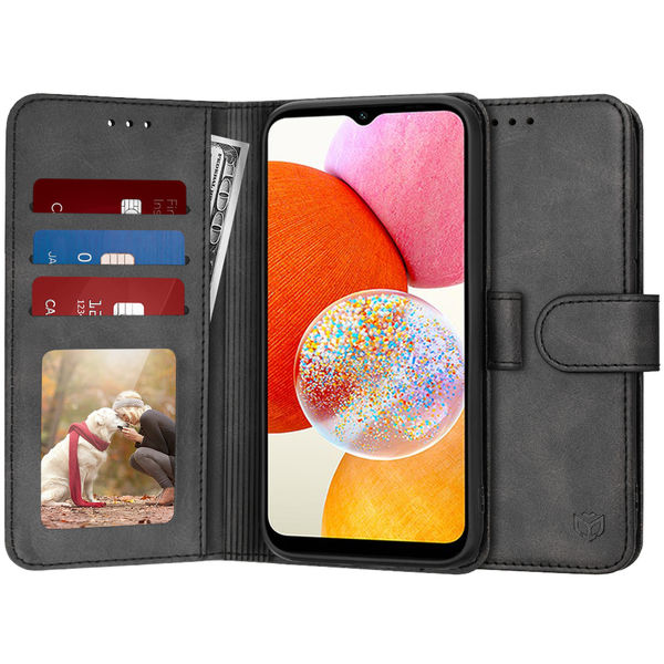 Techsuit - Diary Book - Samsung Galaxy A14 4G / A14 5G - Black