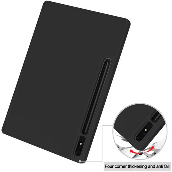 Techsuit - Flex Trifold (with Pencil Holder) - Samsung Galaxy Tab S8 Ultra - Purple