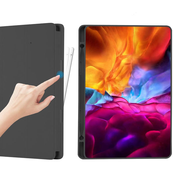 Techsuit - Flex Trifold (with Pencil Holder) - Samsung Galaxy Tab A7 Lite - Black