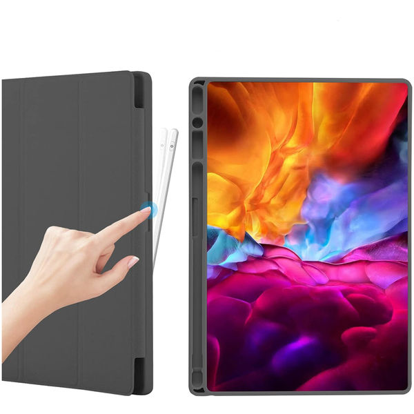 Techsuit - Flex Trifold (with Pencil Holder) - Samsung Galaxy Tab A8 10.5 (2021) - Black