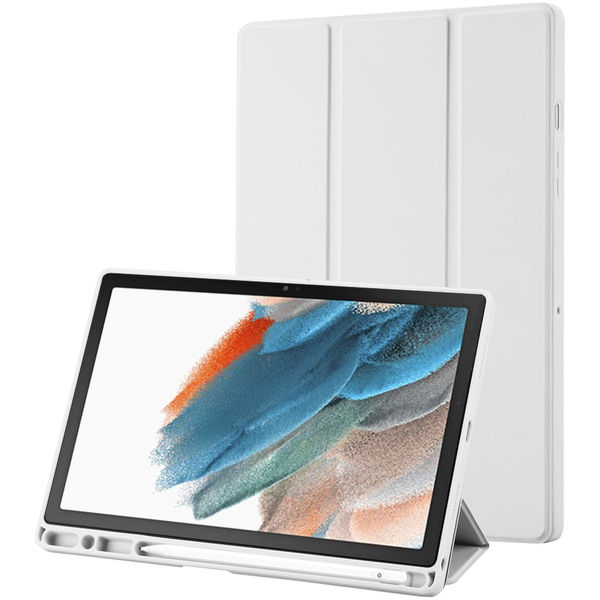 Techsuit - Flex Trifold (with Pencil Holder) - Samsung Galaxy Tab A8 10.5 (2021) - Gray