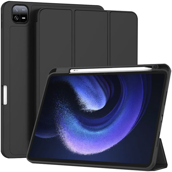 Techsuit - Flex Trifold (with Pencil Holder) - Xiaomi Pad 6 / Pad 6 Pro - Black