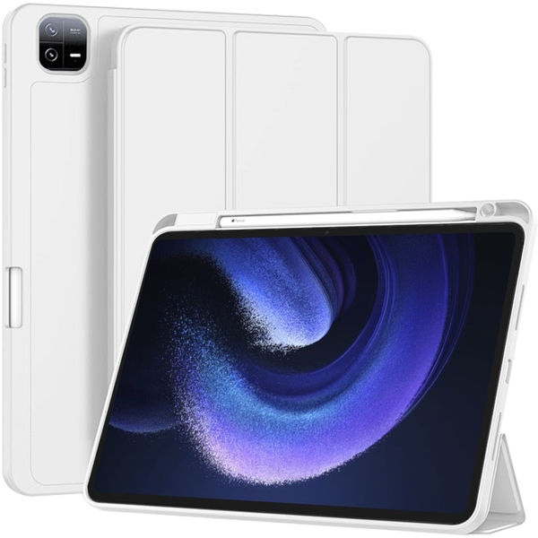 Techsuit - Flex Trifold (with Pencil Holder) - Xiaomi Pad 6 / Pad 6 Pro - Gray