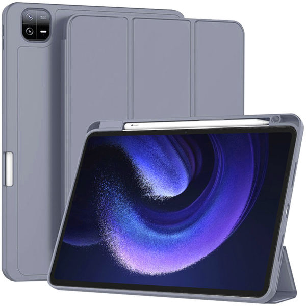 Techsuit - Flex Trifold (with Pencil Holder) - Xiaomi Pad 6 / Pad 6 Pro - Purple