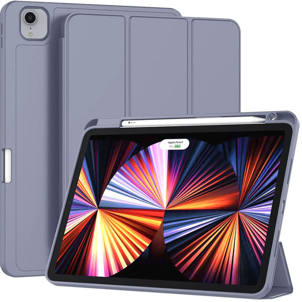 Techsuit - Flex Trifold (with Pencil Holder) - iPad Pro 11 (2018 / 2020 / 2021 / 2022) - Purple
