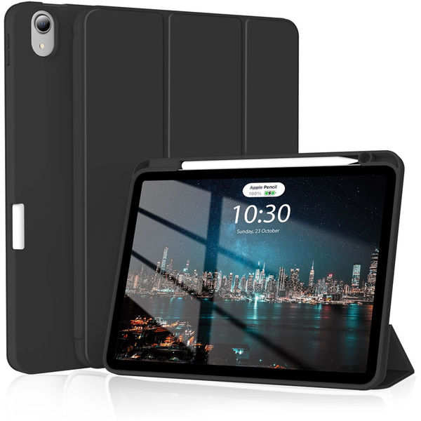 Techsuit - Flex Trifold (with Pencil Holder) - iPad Air 4 (2020) / Air 5 (2022) - Black