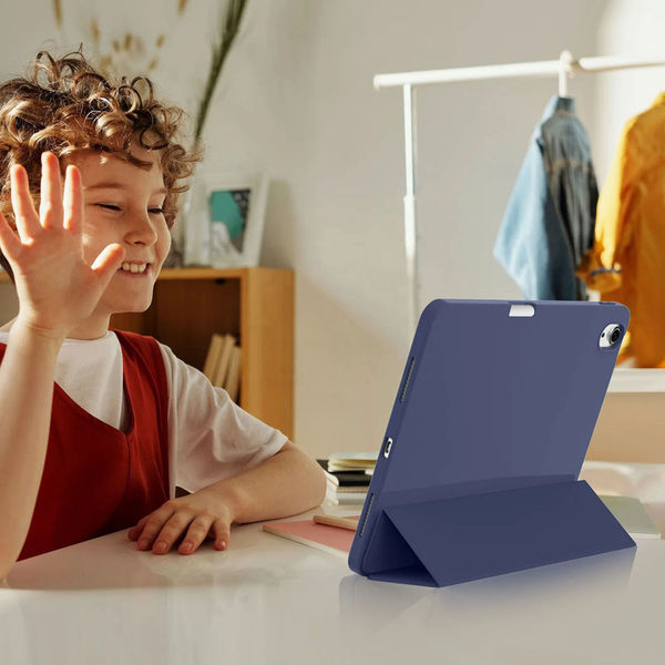 Techsuit - Flex Trifold (with Pencil Holder) - iPad Air 4 (2020) / Air 5 (2022) - Purple