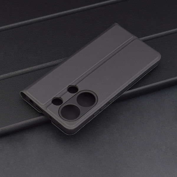 Techsuit - Magskin Book - Xiaomi Redmi Note 13 Pro 4G / Poco M6 Pro 4G - Black