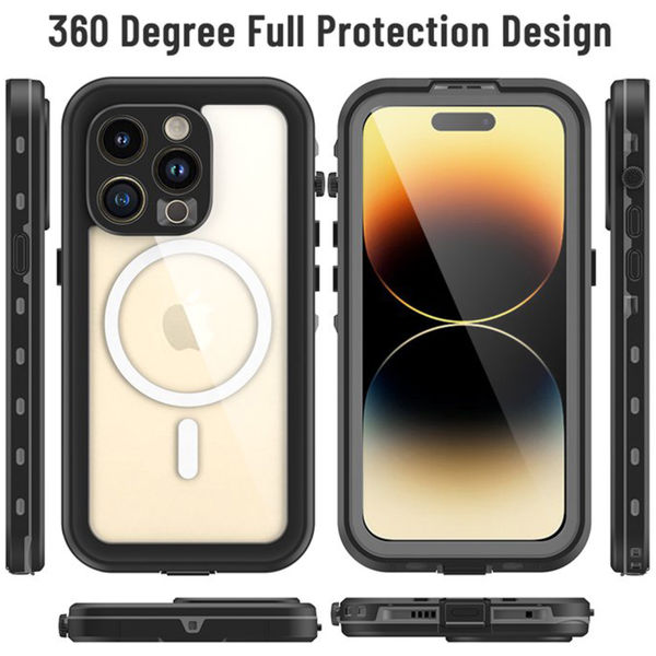 ShellBox - Waterproof IP68 Case - iPhone 14 Pro - Black