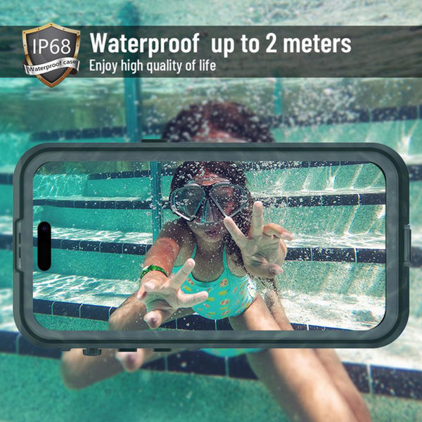 ShellBox - Waterproof IP68 Case - iPhone 14 Pro - Black