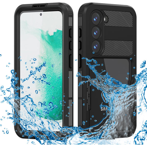 ShellBox - Waterproof IP68 Case - Samsung Galaxy S23 - Black