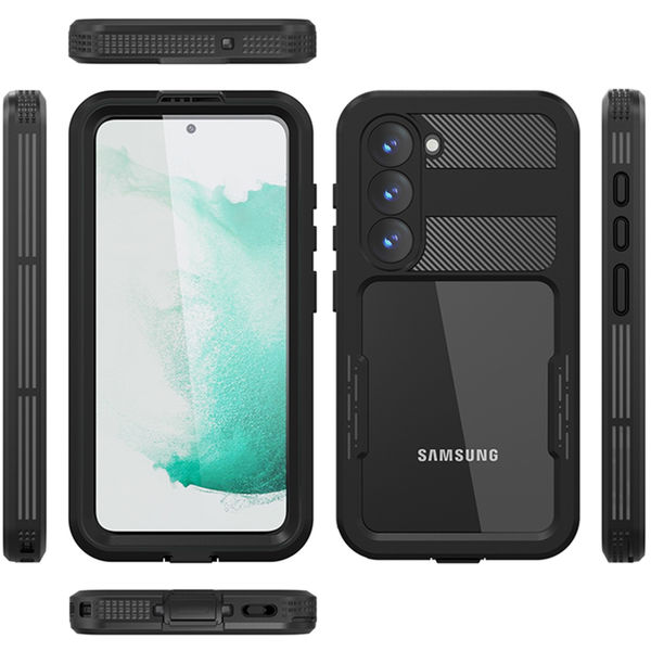 ShellBox - Waterproof IP68 Case - Samsung Galaxy S23 - Black