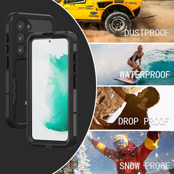 ShellBox - Waterproof IP68 Case - Samsung Galaxy S23 - Black