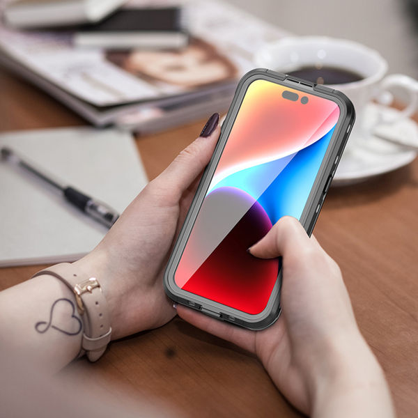 ShellBox - Waterproof IP68 MagSafe Case - iPhone 15 Pro Max - Black