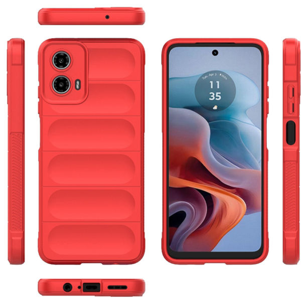 Techsuit - Magic Shield - Motorola Moto G34 / Moto G45 - Red