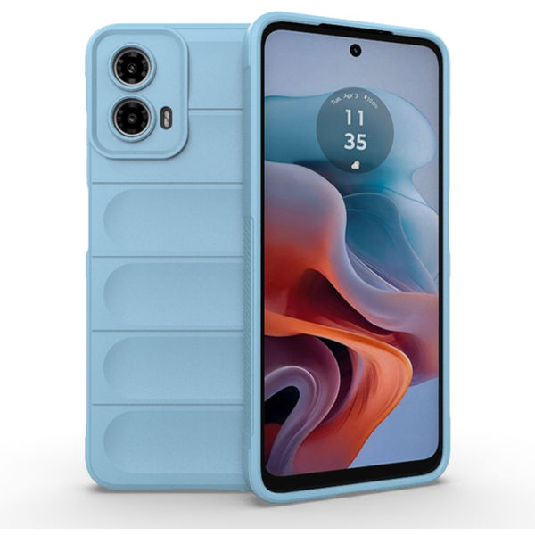 Techsuit - Magic Shield - Motorola Moto G34 / Moto G45 - Bleu