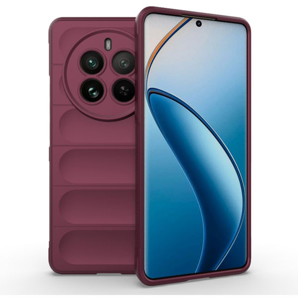 Techsuit - Magic Shield - Realme 12 Pro / 12 Pro+ - Bordeaux
