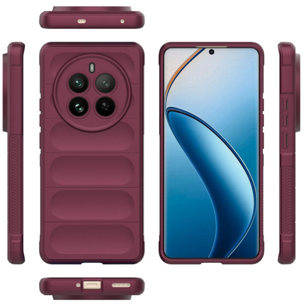 Techsuit - Magic Shield - Realme 12 Pro / 12 Pro+ - Bordeaux