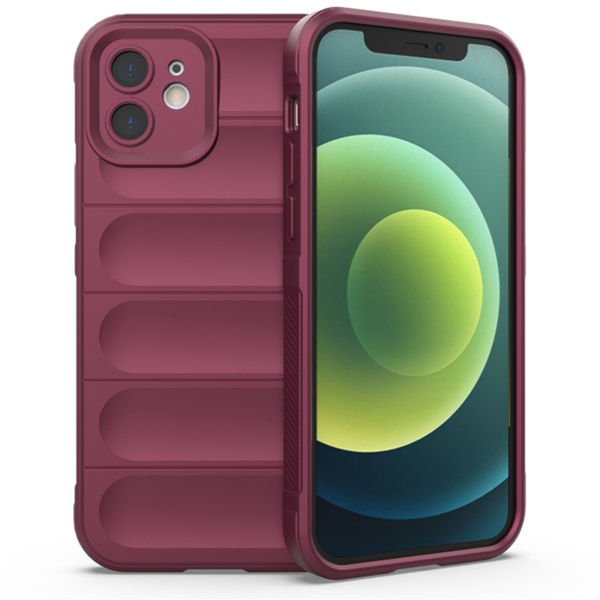 Techsuit - Magic Shield - iPhone 12 - Bordeaux