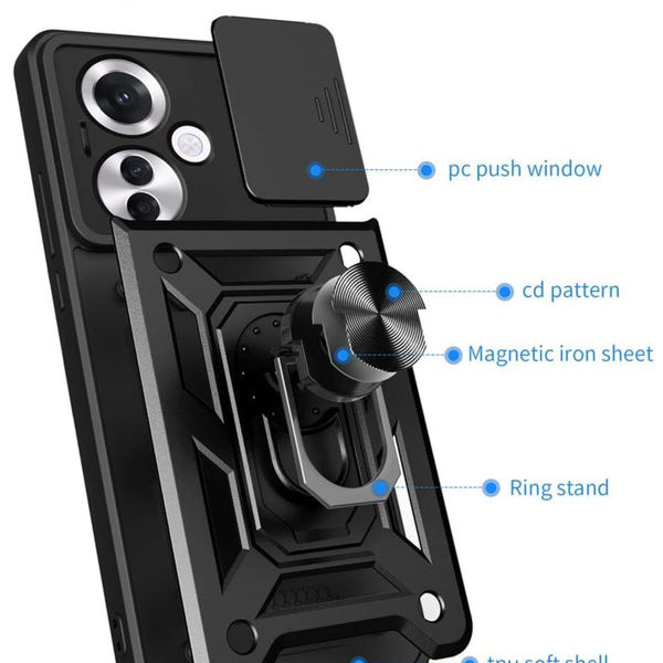 Techsuit - CamShield Series - Oppo Reno11 F - Black